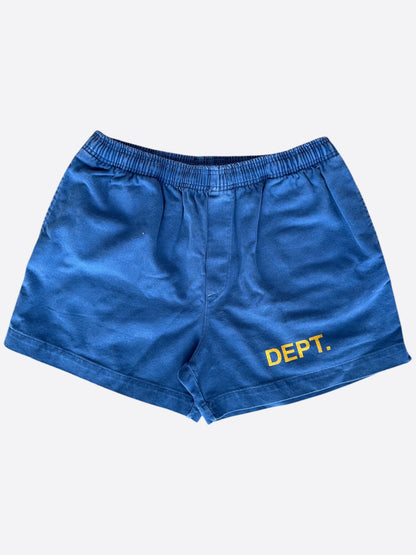 Gallery Dept Blue & Yellow French Logo Zuma Shorts