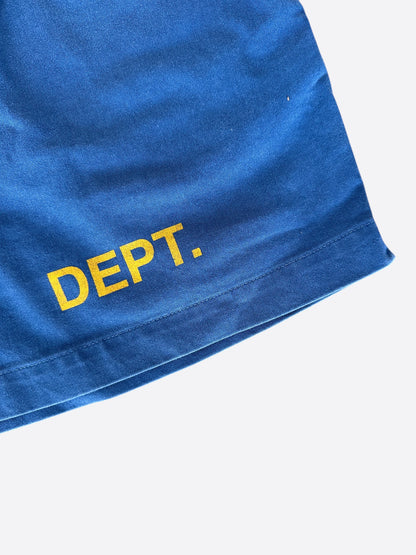 Gallery Dept Blue & Yellow French Logo Zuma Shorts