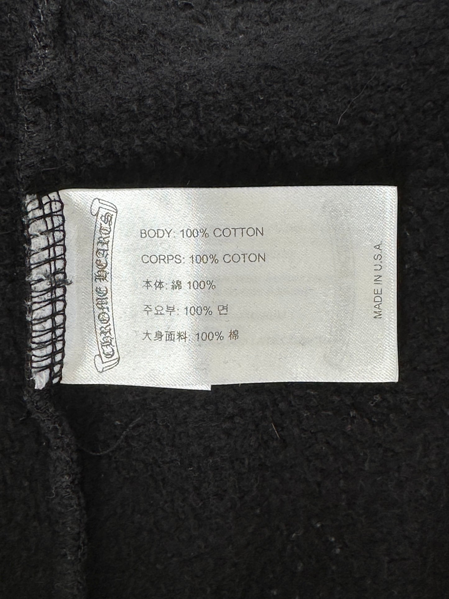 Chrome Hearts Black & Blue Online Exclusive Horseshoe Logo Hoodie