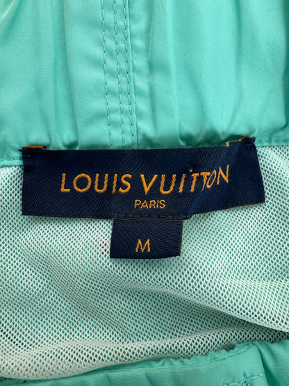 Louis Vuitton Turquoise Monogram Swim Shorts