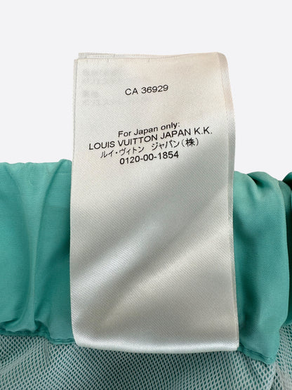 Louis Vuitton Turquoise Monogram Swim Shorts