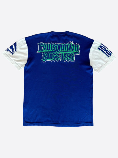 Louis Vuitton Blue & White Since 1854 Intarsia T-Shirt