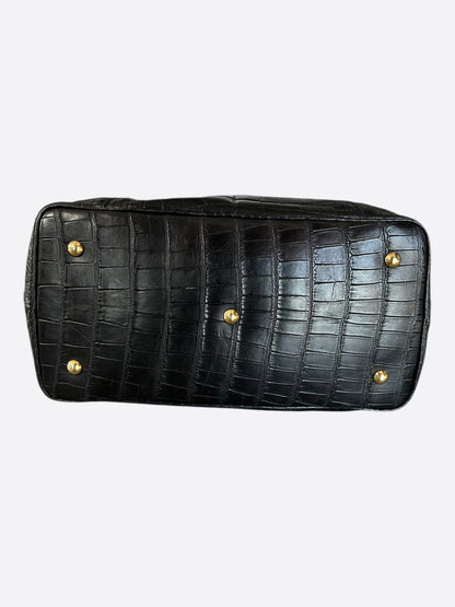 Louis Vuitton Black Crocodile Neverfull MM