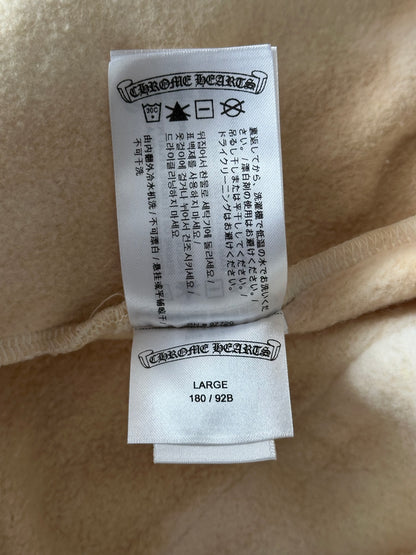 Chrome Hearts Drake Cream & Pink Certified Chrome Cross Logo Sweatpants