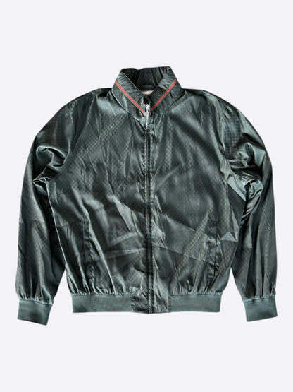Gucci Green GG Monogram Windbreaker