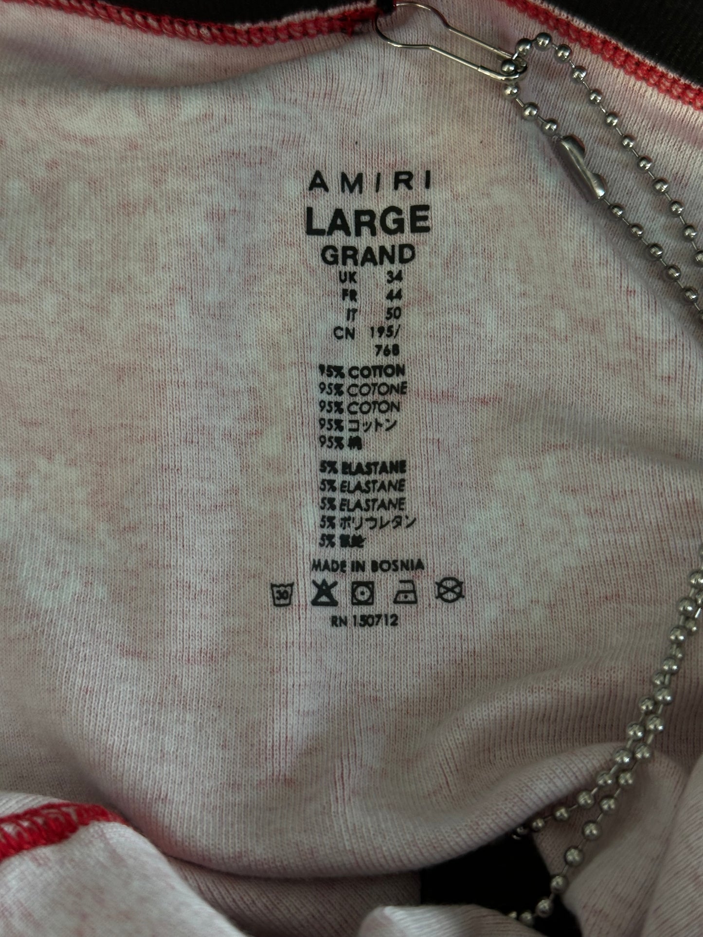 Amiri Red & White Bandana MA Logo Boxershorts