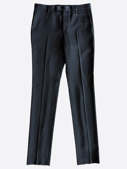 Louis Vuitton Black Wool Pants