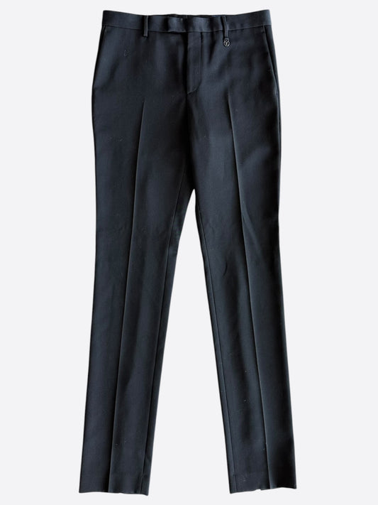 Louis Vuitton Black Wool Pants