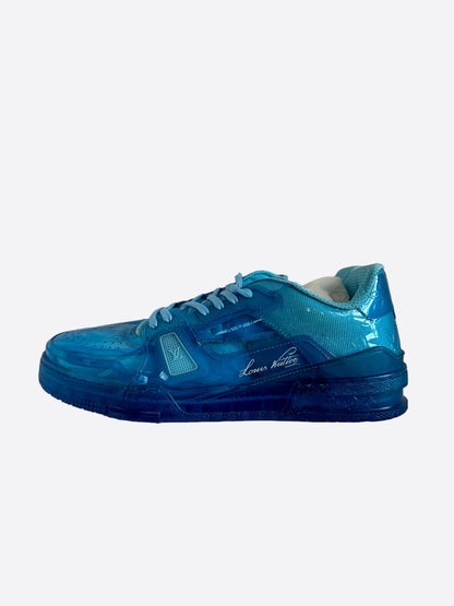 Louis Vuitton Blue Transparent Trainers