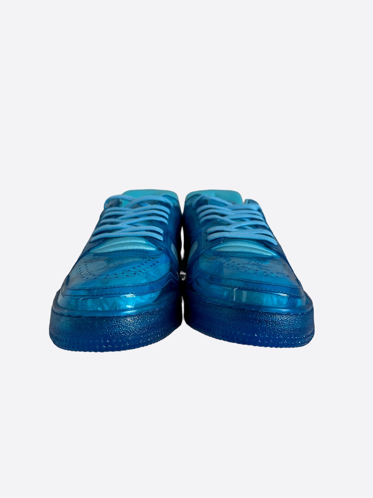 Louis Vuitton Blue Transparent Trainers