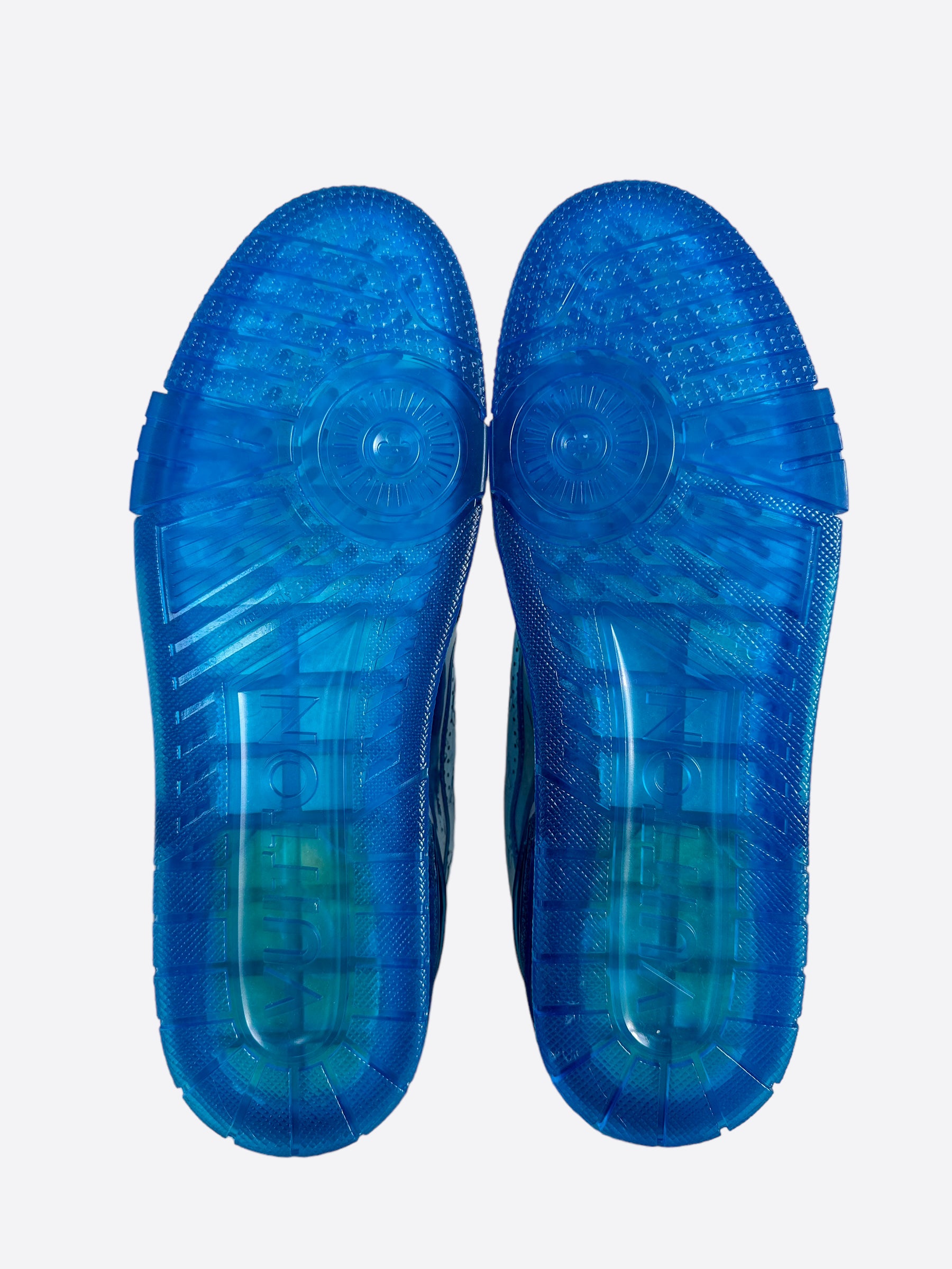 Louis Vuitton Blue Transparent Trainers – Savonches