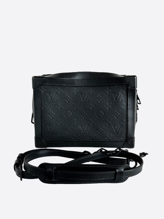 Louis Vuitton Black Taurillon Monogram Soft Trunk