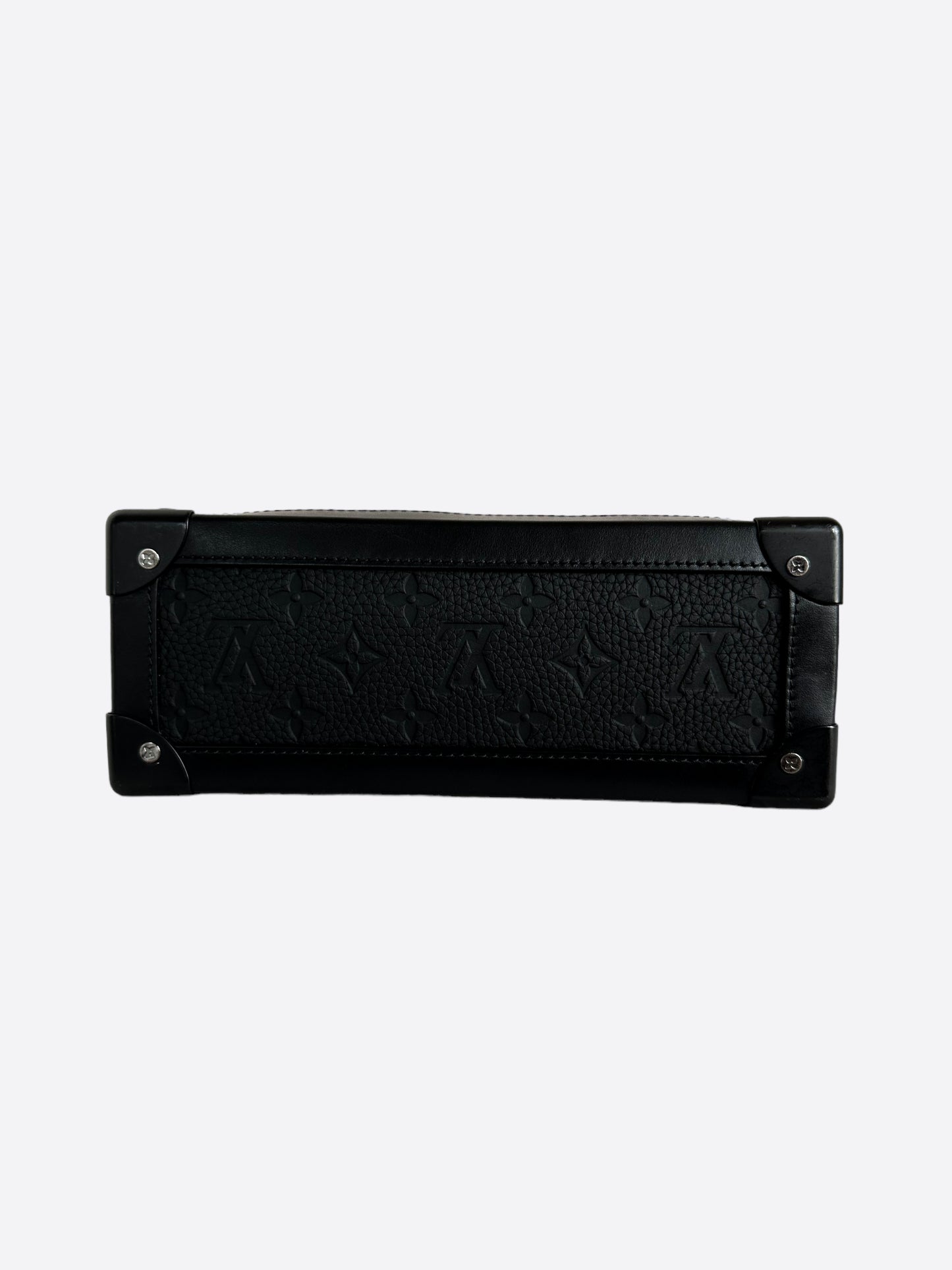 Louis Vuitton Black Taurillon Monogram Soft Trunk