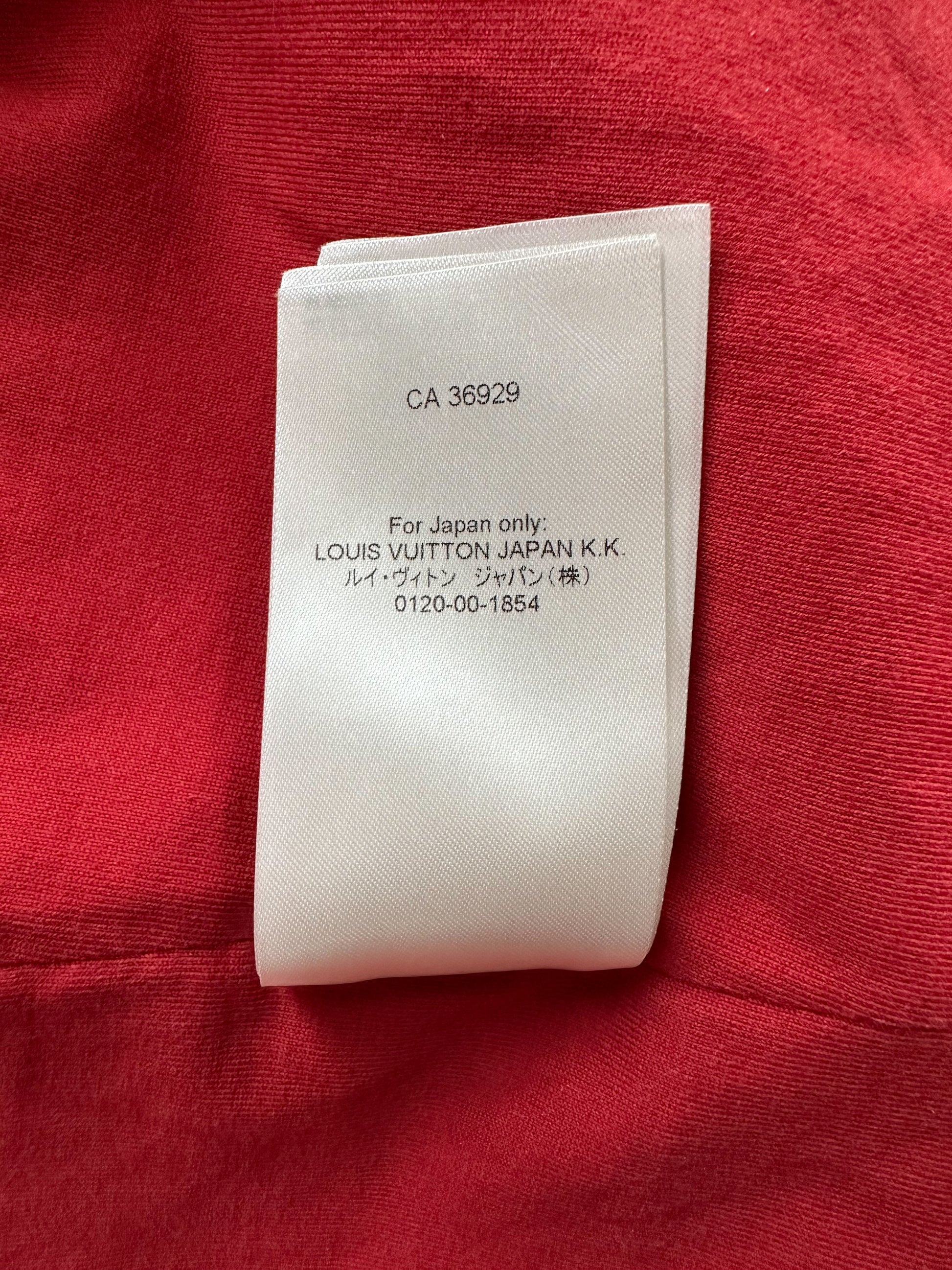 Louis Vuitton Nigo Red & White checkered Fleece Jacket – Savonches