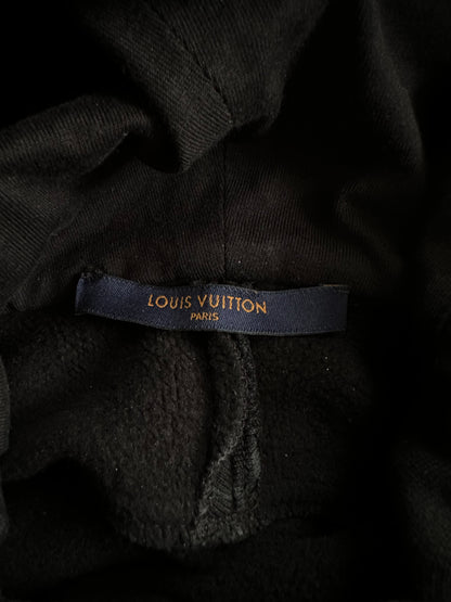 Louis Vuitton Black Circle Cut Monogram Hoodie