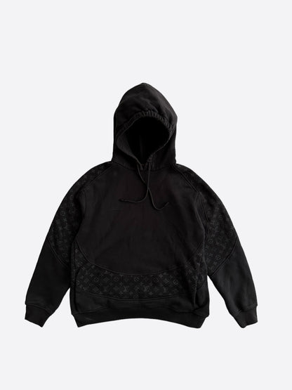 Louis Vuitton Black Circle Cut Monogram Hoodie