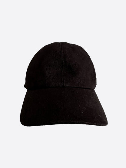 Louis Vuitton Black Monogram Essential Cap