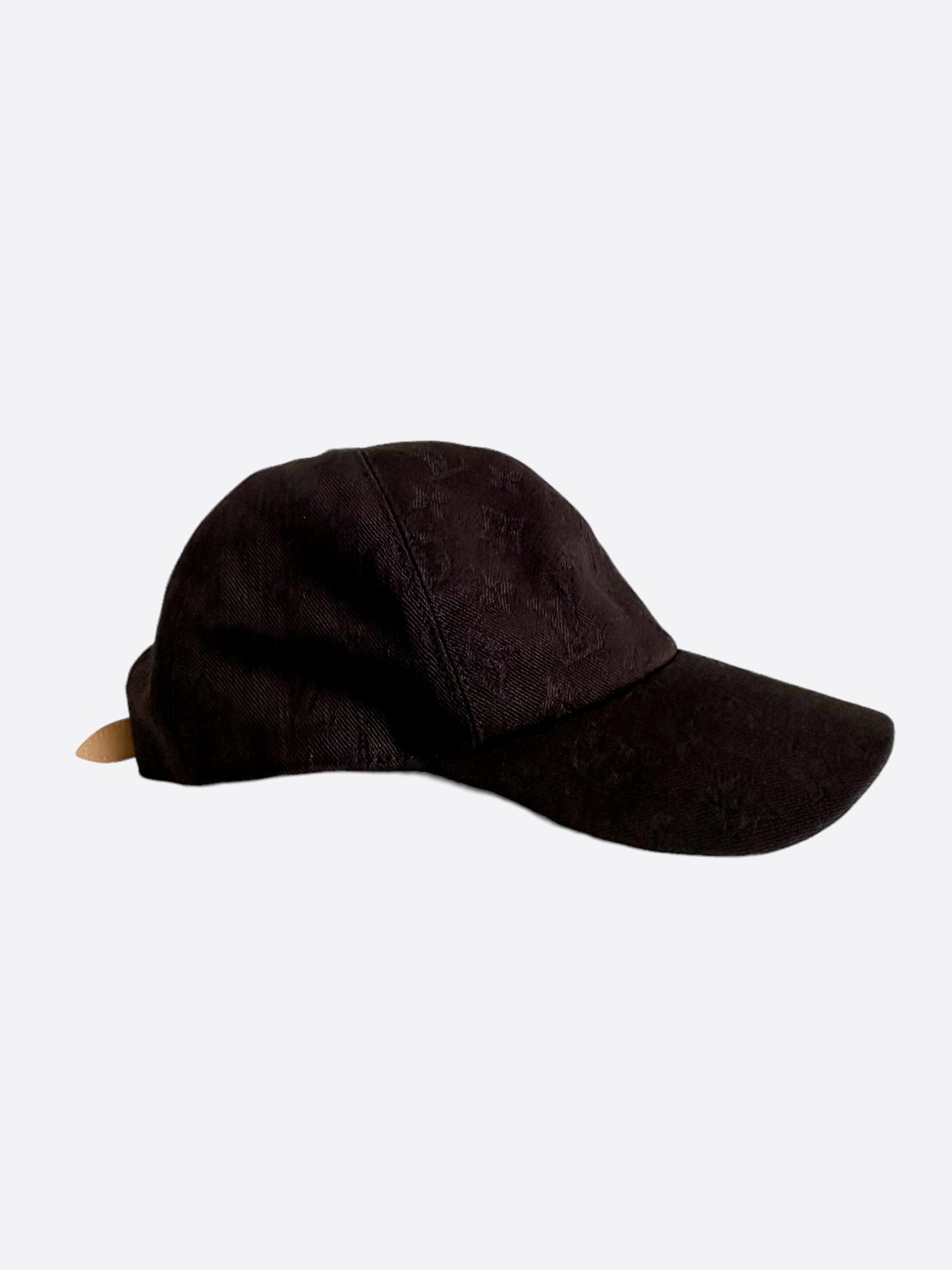 Louis Vuitton Black Monogram Essential Cap