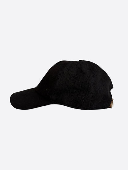 Louis Vuitton Black Monogram Essential Cap