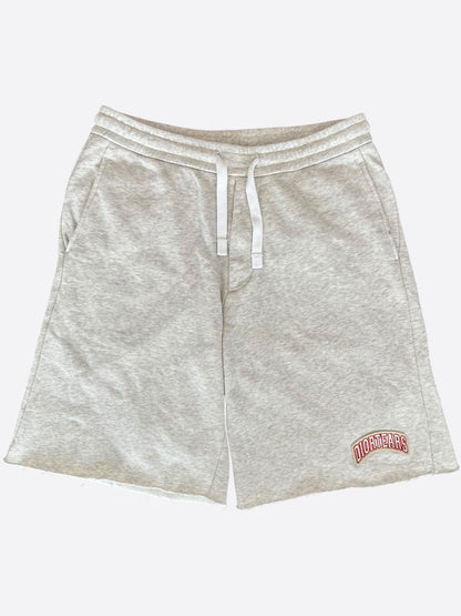 Dior Denim Tears Grey Embroidered Logo Shorts