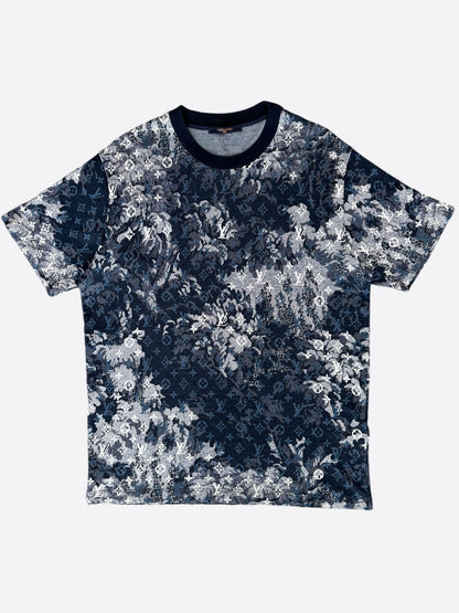 Louis Vuitton Blue Tapestry Monogram T-Shirt