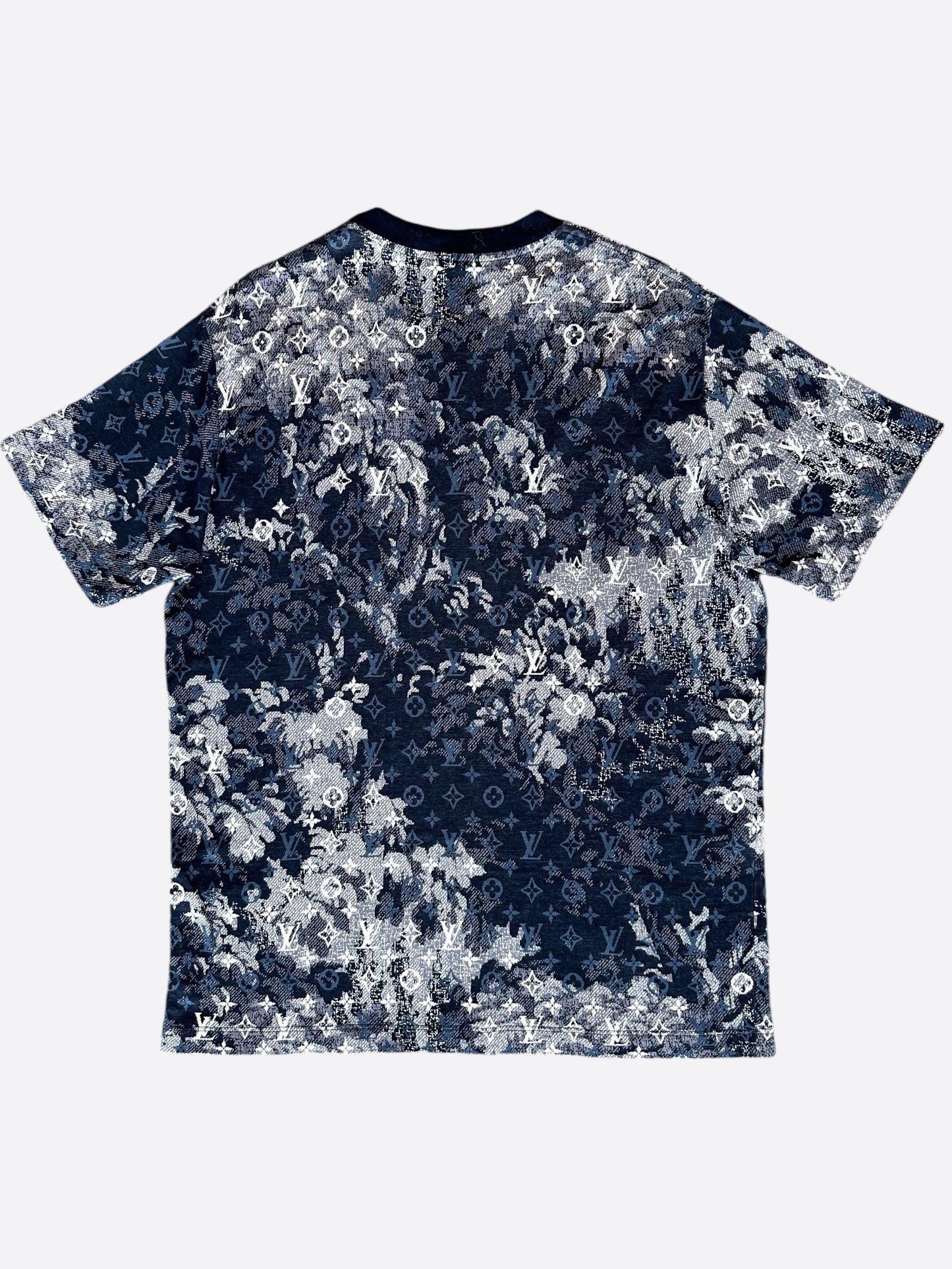 Louis Vuitton Blue Tapestry Monogram T-Shirt