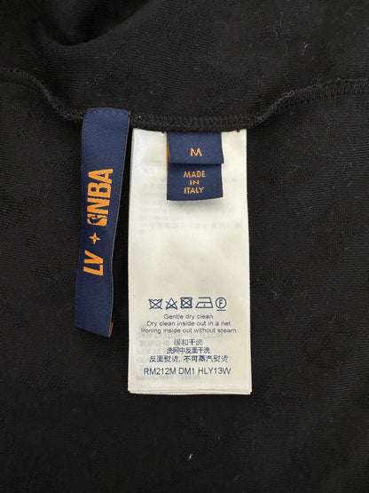 Louis Vuitton NBA Black Monogram Button Up Shirt