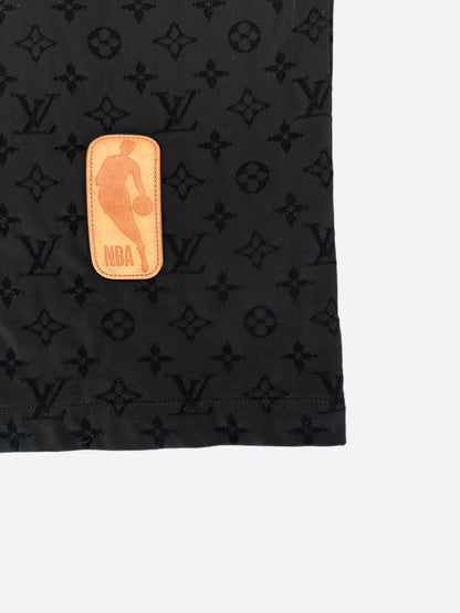 Louis Vuitton NBA Black Monogram Button Up Shirt