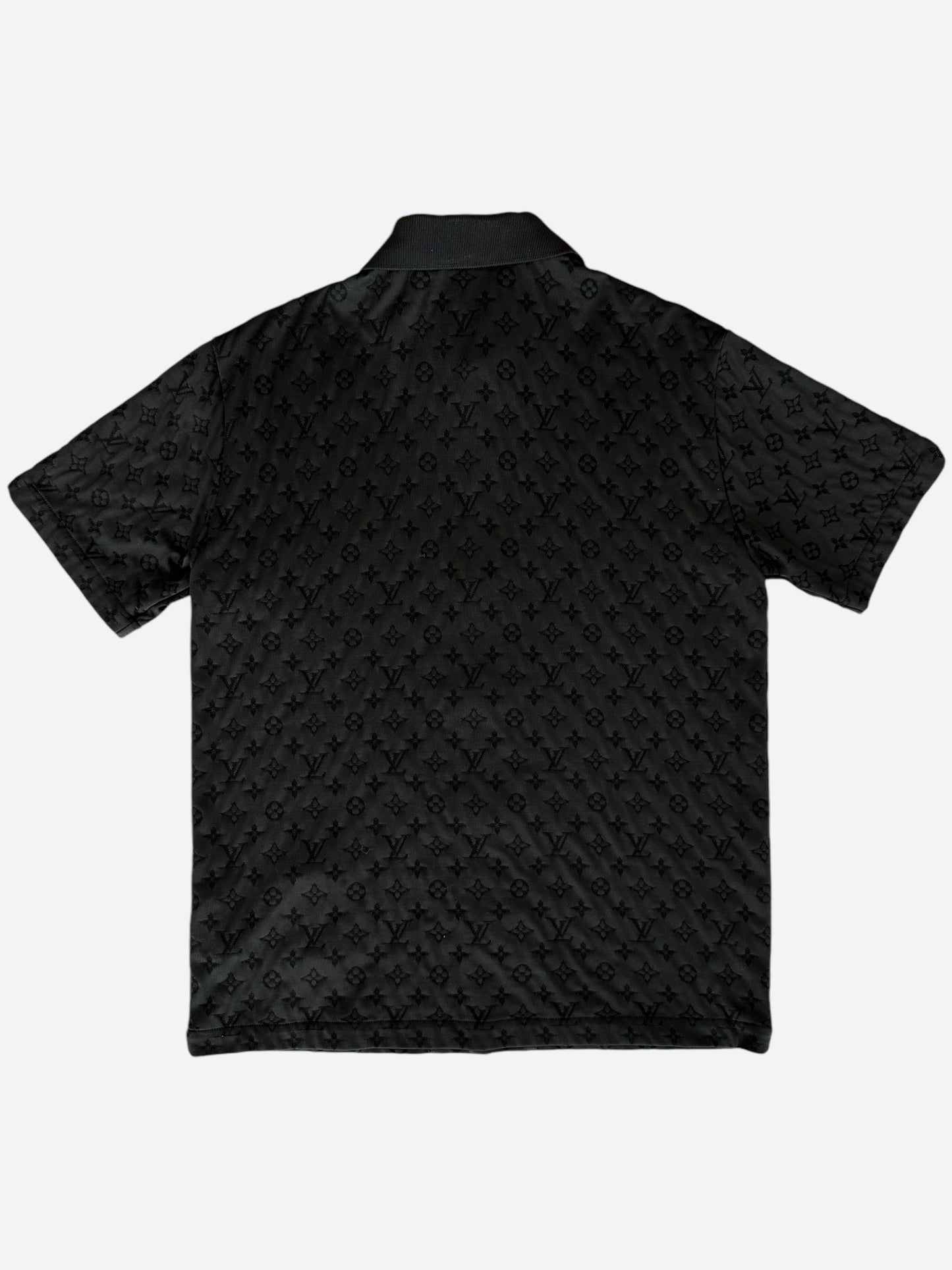 Louis Vuitton NBA Black Monogram Button Up Shirt