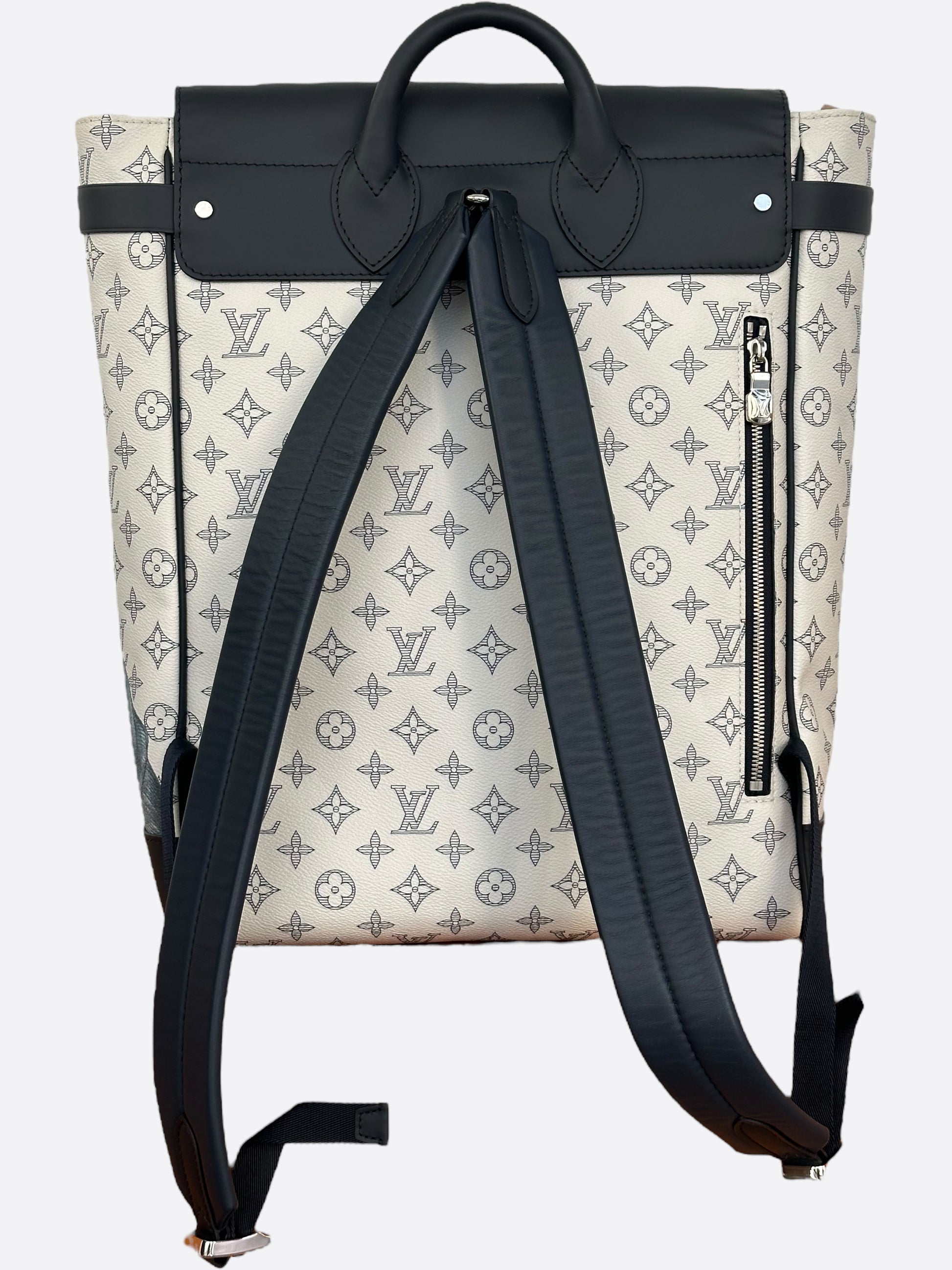 Louis Vuitton Chapman Brothers Cream Monogram Rhino Steamer Backpack – Savonches