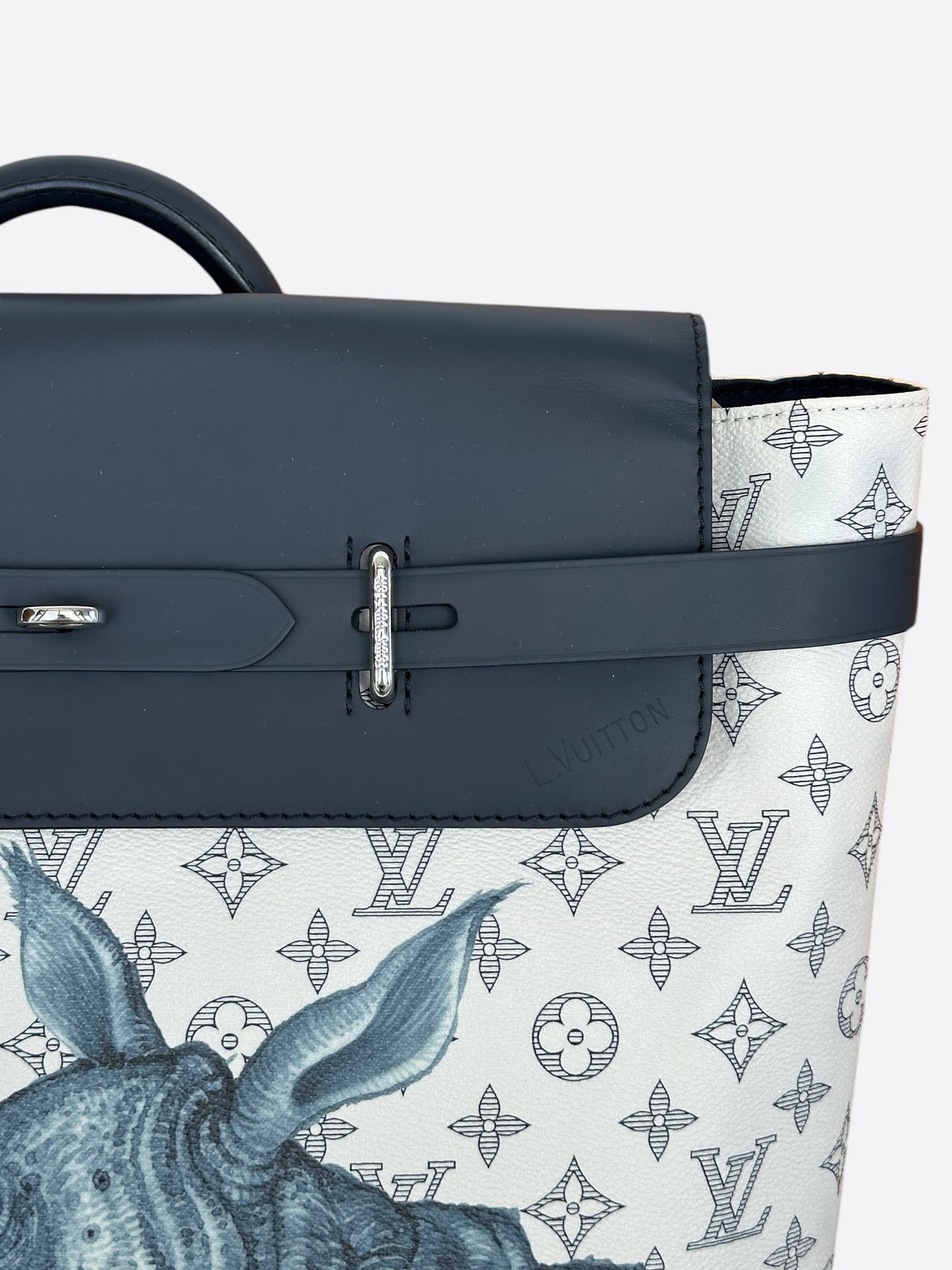 Louis Vuitton Chapman Brothers Cream Monogram Rhino Steamer Backpack – Savonches