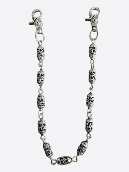 Chrome Hearts Silver Celtic Roller Wallet Chain