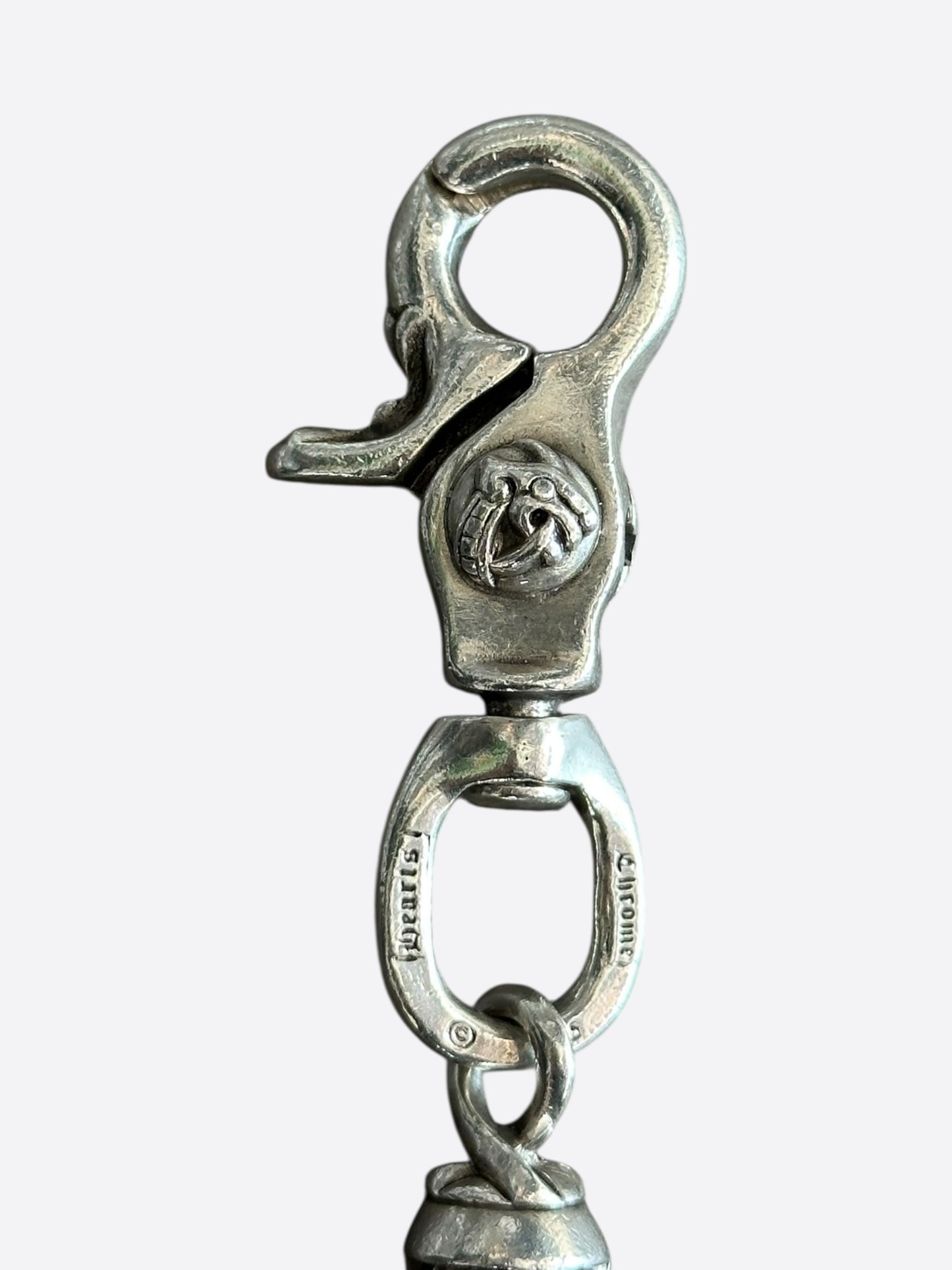 Chrome Hearts Silver Celtic Roller Wallet Chain