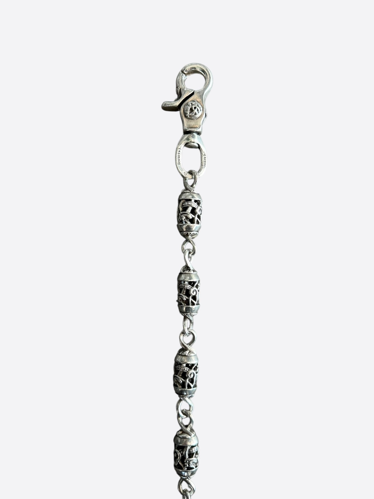 Chrome Hearts Silver Celtic Roller Wallet Chain
