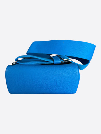 Hermes Blue Hydra HAC A Dos Crossbody Backpack