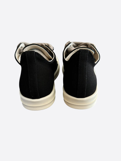 Rick Owens Black Jumbo Lace Women's Low Top Sneakers