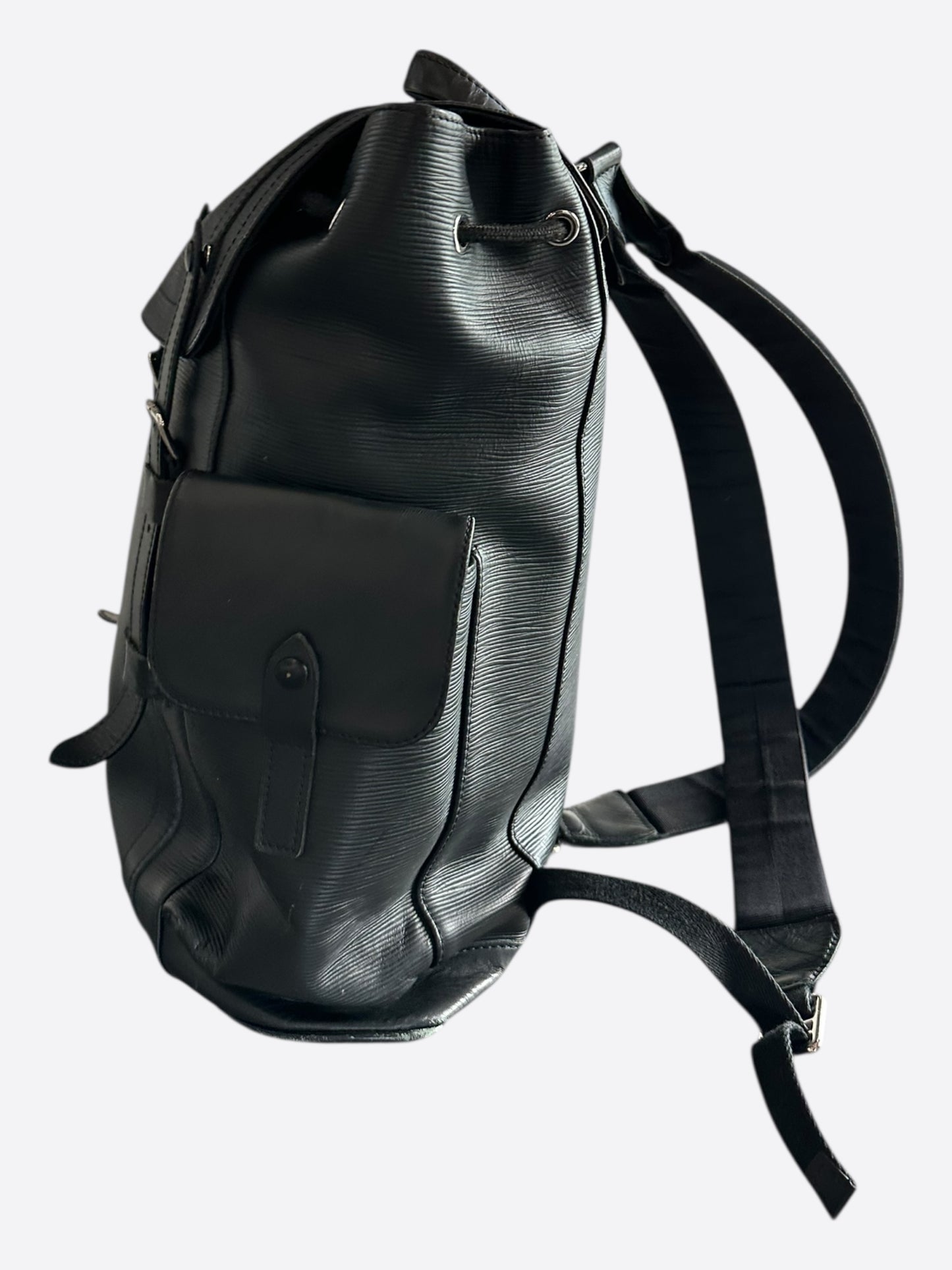 Louis Vuitton Black EPI Leather Christopher Backpack