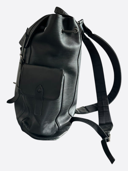 Louis Vuitton Black EPI Leather Christopher Backpack