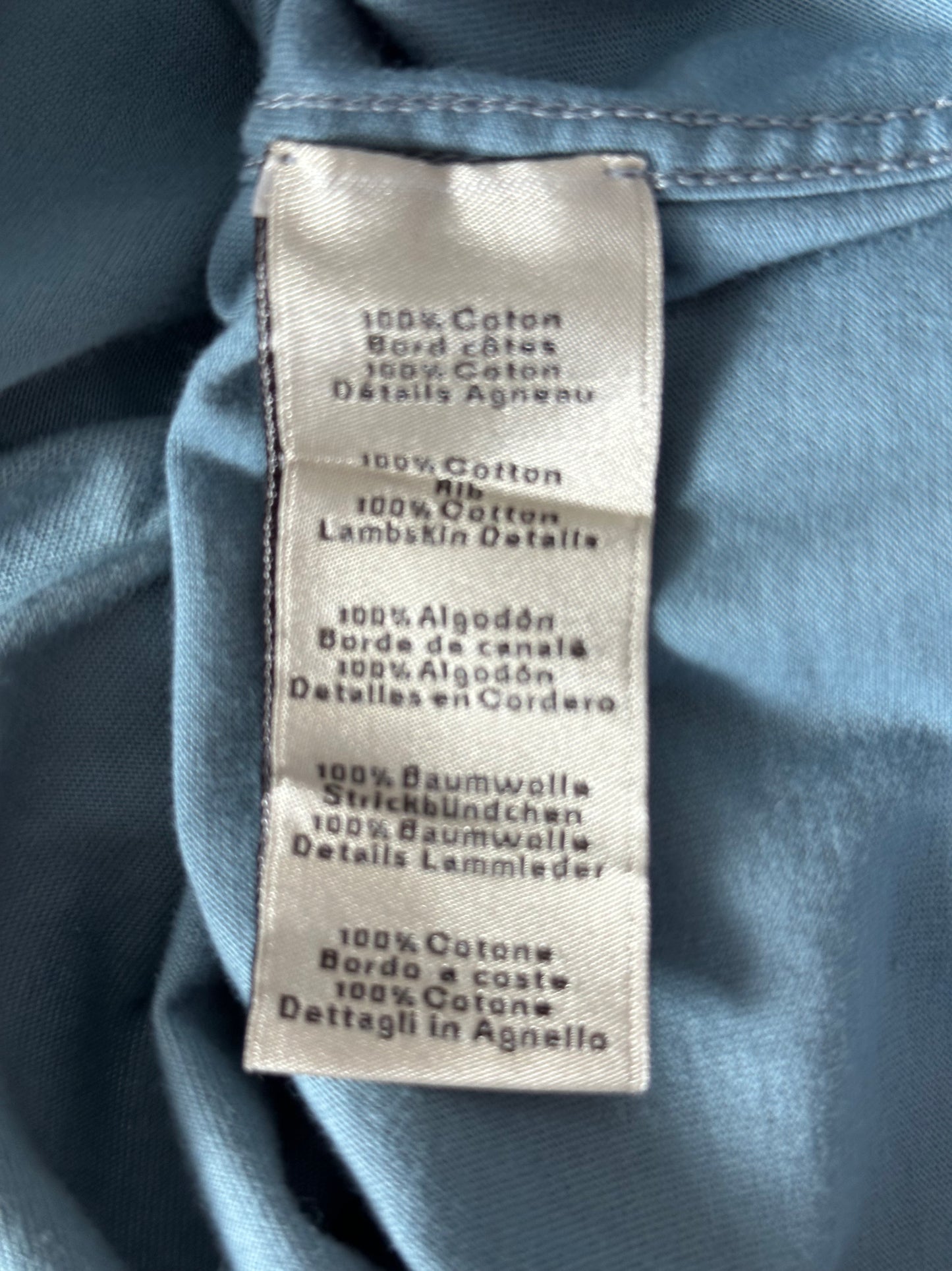 Hermes Blue Jeu d'Adresse Leather Patch T-Shirt