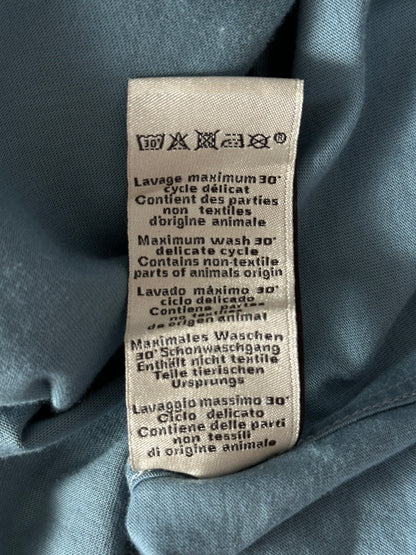 Hermes Blue Jeu d'Adresse Leather Patch T-Shirt