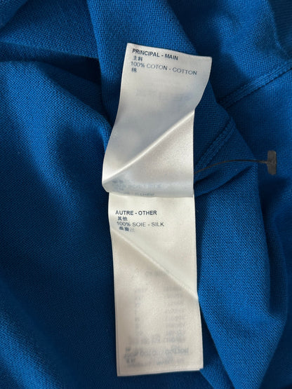 Louis Vuitton Blue & White Everyday Logo Intarsia T-Shirt