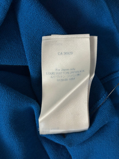 Louis Vuitton Blue & White Everyday Logo Intarsia T-Shirt