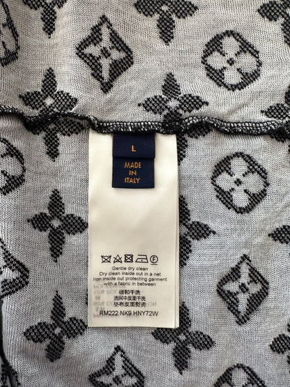 Louis Vuitton Grey & Black Monogram T-Shirt