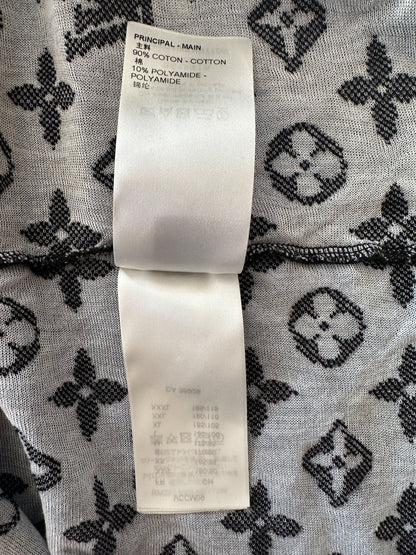 Louis Vuitton Grey & Black Monogram T-Shirt