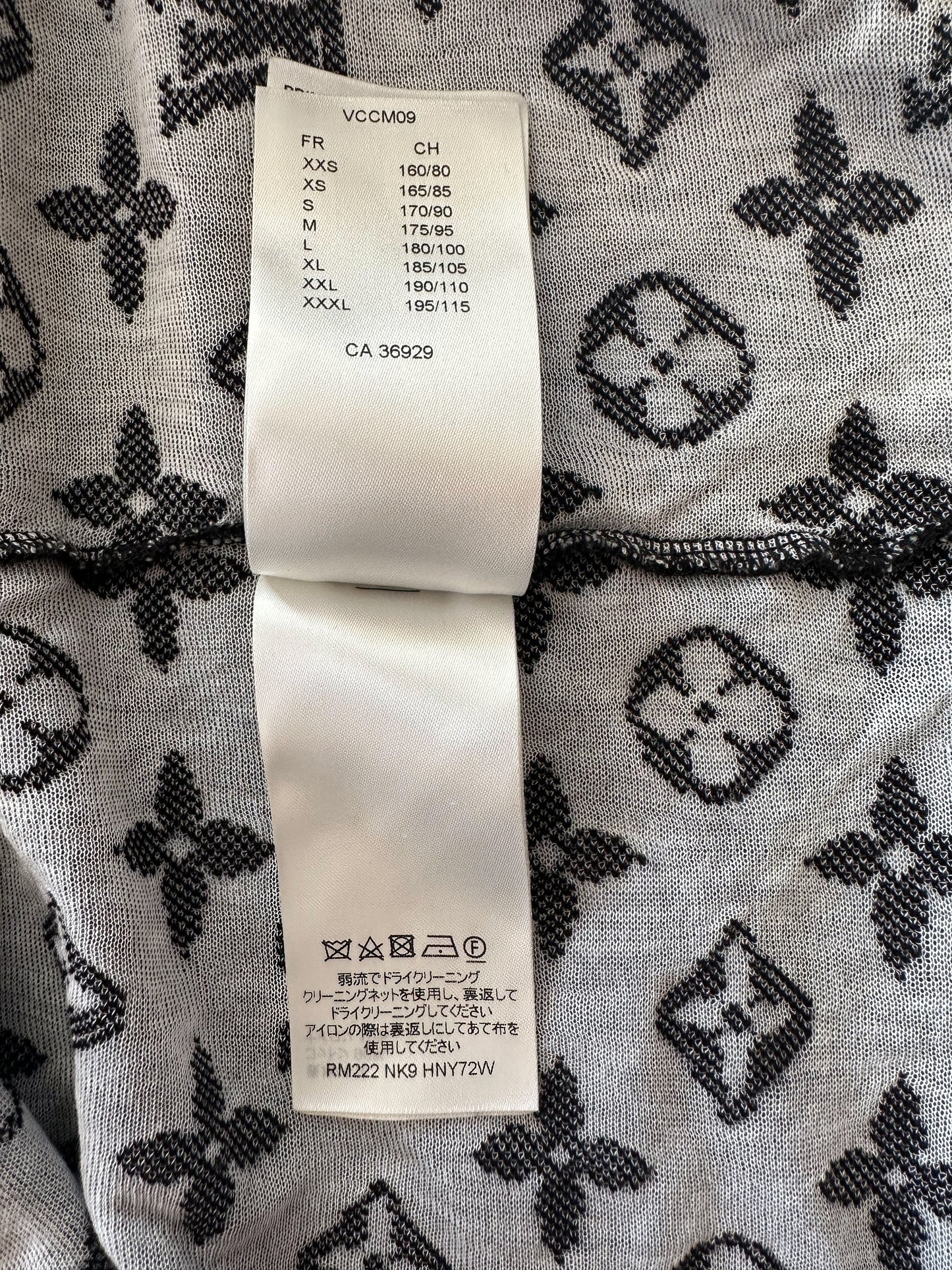 Louis Vuitton Grey & Black Monogram T-Shirt