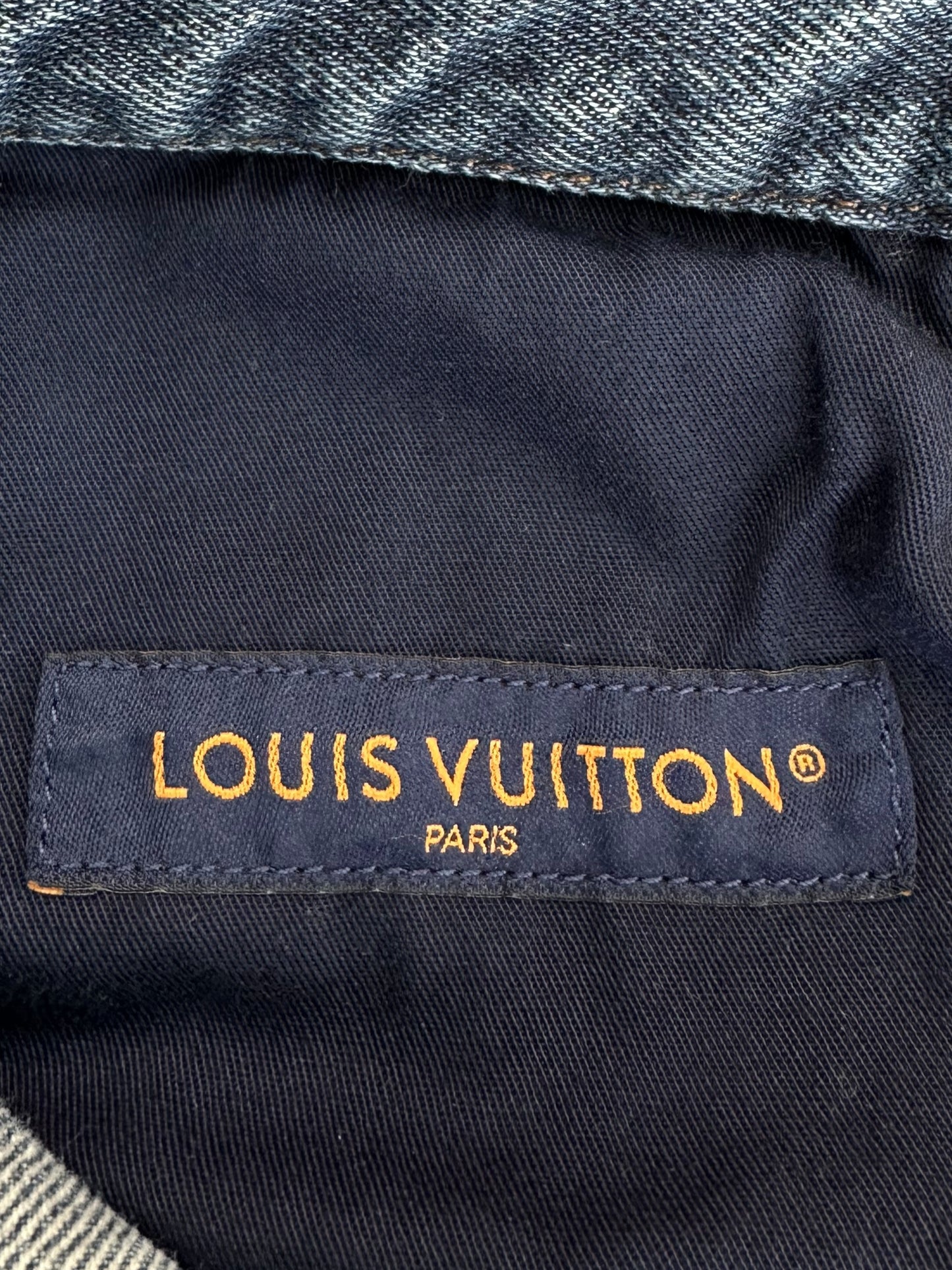 Louis Vuitton Blue Monogram Carpenter Jeans