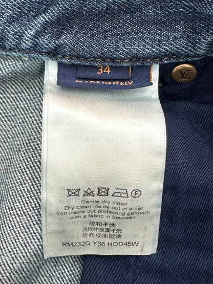 Louis Vuitton Blue Monogram Carpenter Jeans