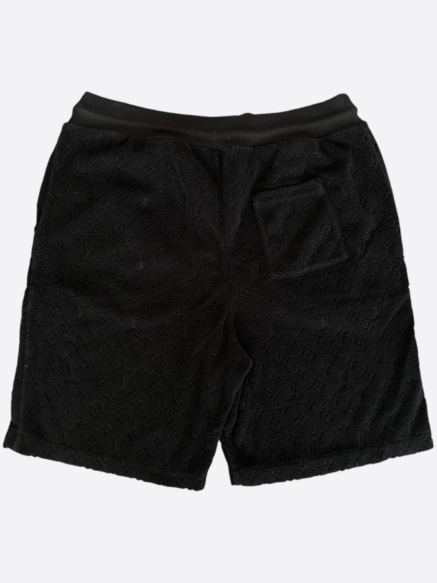 Louis Vuitton Black Monogram Towel Shorts