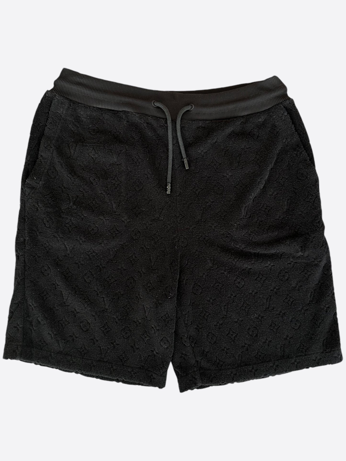 Louis Vuitton Black Monogram Towel Shorts