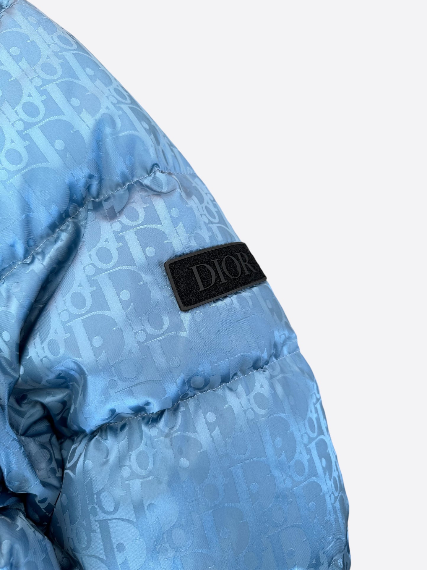 Dior Blue Oblique Puffer Jacket